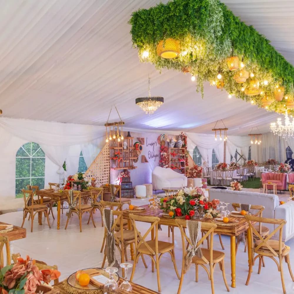 Event decoration and styling by Stuart Events, Kampala