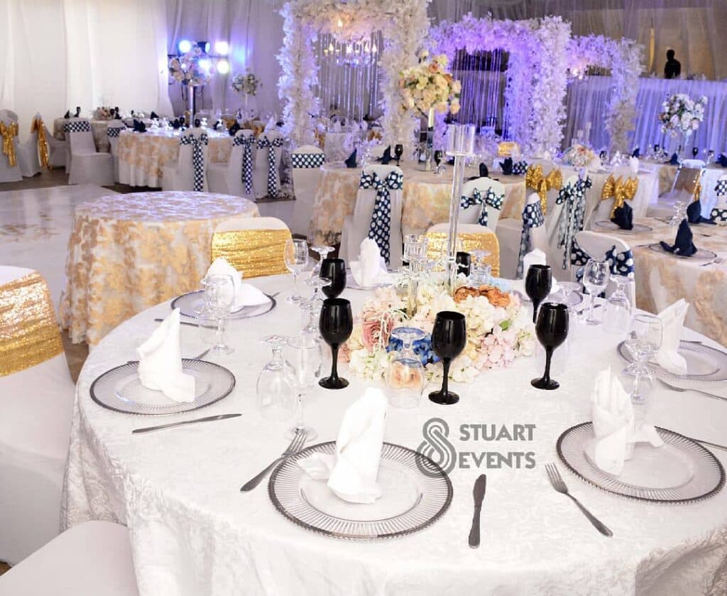Event decoration and styling by Stuart Events, Kampala