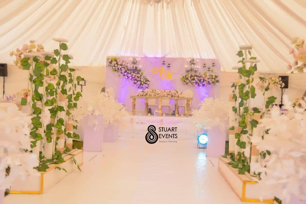 Event decoration and styling by Stuart Events, Kampala